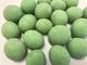 Couleur verte d'arachides glacées épicées rondes de wasabi aucune santé de colorant diplôméee