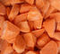 Les pleines nutritions ont contenu l'écoulement de processus congelé découpé gelé de légume frais de carottes