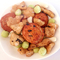 Mélange croustillant sain de traînée de biscuit de riz avec le bon goût Fried Crispy Snacks d'arachides populaire
