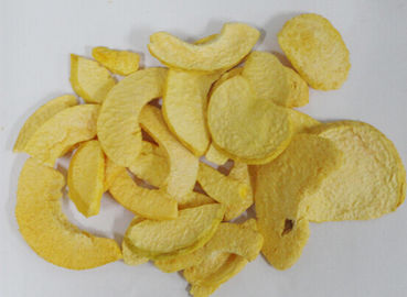 Le fruit lyophilisé à faible teneur en matière grasse, jaunissent les puces sèches de pêche 0.3-0.5% acide citrique