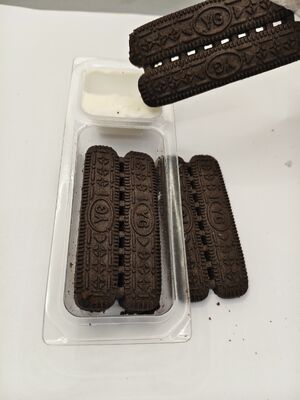 Chips à trempette à la crème de lait avec 35 % de matières solides du lait et emballage compartimenté - Mélange de collations saines à teneur réduite en lactose