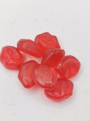 Des gommes de beauté sans sucre à la fraise avec du collagène et de la biotine en 7 sachets pour une peau et des cheveux sains