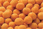 Ingrédient cru sûr sain de couleur de biscuits enduits épicés enduits jaunes d'arachides