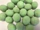 Couleur verte d'arachides glacées épicées rondes de wasabi aucune santé de colorant diplôméee