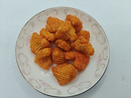 Snacks gonflés en forme d'escargots