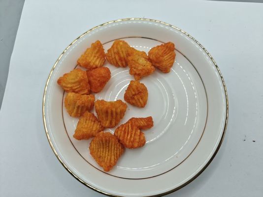 Snacks gonflés en forme d'escargots
