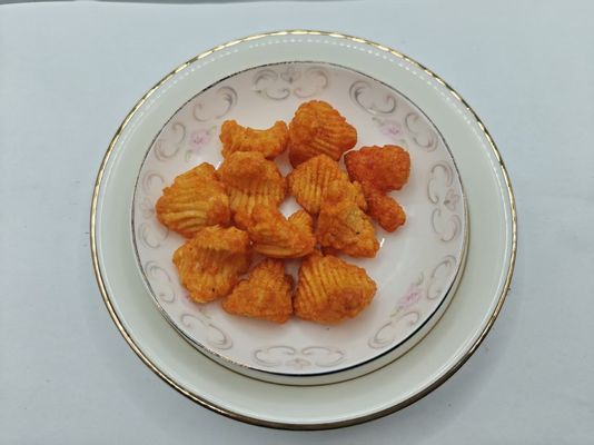 Snacks gonflés en forme d'escargots