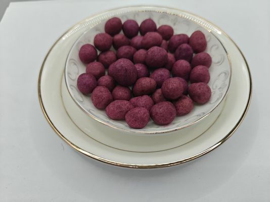 Échantillon gratuit de cacahuètes de patate douce violette croustillante et délicieuse dans 1 kg