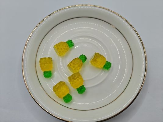 Gommes 3D remplies de probiotiques (saveur ananas)