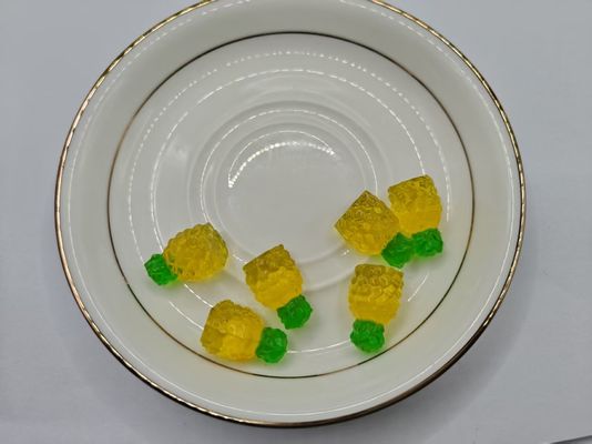 Gommes 3D remplies de probiotiques (saveur ananas)