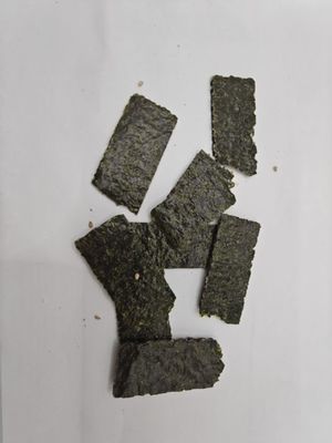 Des collations d'algues croquantes
