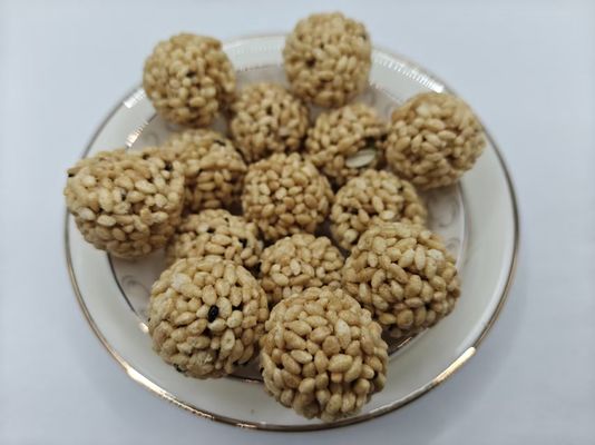 Boules de riz protéinées et aux noix, emballage en vrac
