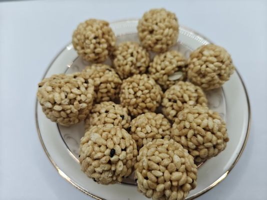Boules de riz protéinées et aux noix, emballage en vrac