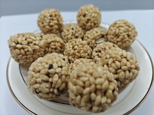 Boules de riz protéinées et aux noix, emballage en vrac
