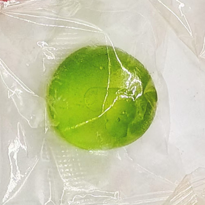 Bonbons en caoutchouc enveloppés individuellement pour les fêtes
