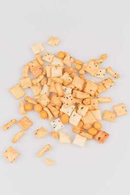 Mélange de crackers de riz au piment certifié BRC avec cacahuètes - Snack Munchines