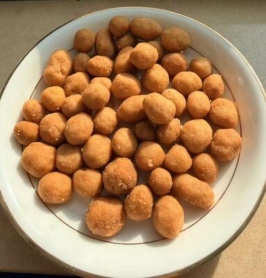 Cacahuètes enrobées à saveur de bœuf aux cinq épices BBQ