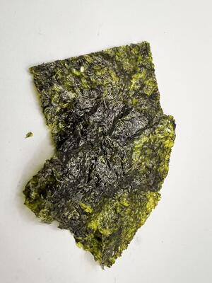 Snacks d'algues torréfiées sans gluten et faibles en gras avec saveur de sel de mer certifiés BRC pour le commerce de détail et l'industrie alimentaire