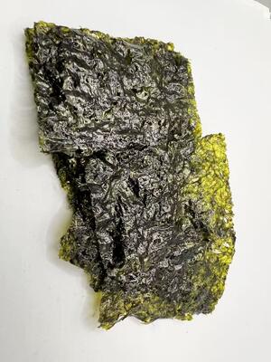 Snacks d'algues torréfiées sans gluten et faibles en gras avec saveur de sel de mer certifiés BRC pour le commerce de détail et l'industrie alimentaire