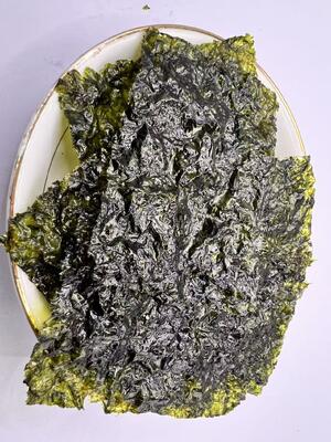 Snacks d'algues torréfiées sans gluten et faibles en gras avec saveur de sel de mer certifiés BRC pour le commerce de détail et l'industrie alimentaire