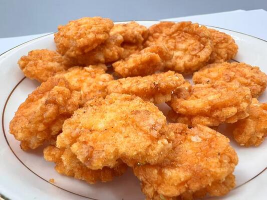 Crackers de riz saveur BBQ épicée et nature, avec une durée de conservation de 12 mois et un mélange de crackers de riz à texture croustillante