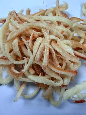 Stripes de calmar salées