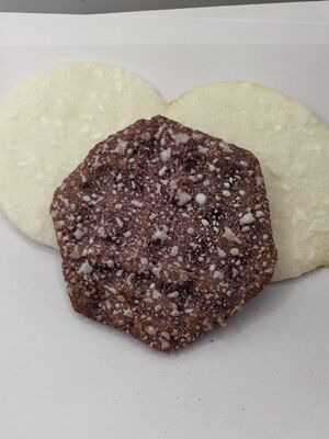 Crackers de riz originaux et noirs - Crackers de riz de neige légers et croustillants aux saveurs classiques