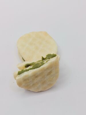 Craquelins de riz de qualité supérieure remplis de matcha avec une texture croustillante et un goût équilibré pour les collations de soja