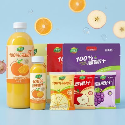 100% de jus de mandarin Wogan avec un arôme d'agrumes vif, une acidité douce équilibrée et riche en vitamine C