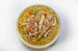 Les nouilles végétales de crevette de cuisine rapide avec FDA ont délivré un certificat