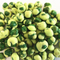 Le wasabi jaune de Vegan en gros populaire assaisonne des nourritures de Fried Coated Green Peas Snack