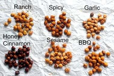 Nourriture passée cachère enduite salée rôtie faible en calories de Sriracha de nutrition de pois chiches