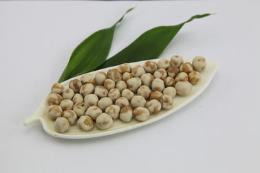Le wasabi sec délicieux de nutrition de casse-croûte de pois chiches a enduit le matériel tamisé par taille