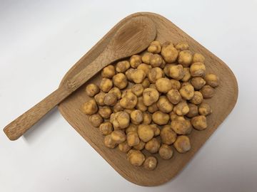 Casse-croûte rôti de pois chiches enduit par saveur de BBQ, pois chiches rôtis organiques faibles en calories