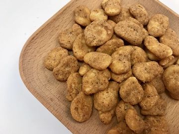 Les fèves enduites casse-croûte, vitamines ont contenu des chips de fève régénérant le goût
