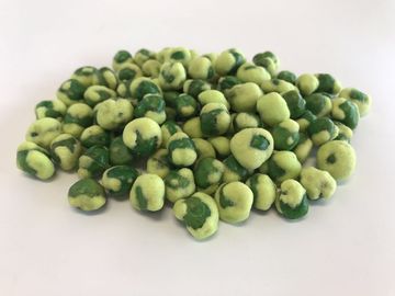 Le wasabi a enduit cacher rôti déshydraté par vert de gaz naturel de casse-croûte de pois certifié