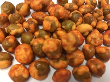 Emballage rôti épicé vert de pot d'animal familier d'OEM de produits biologiques de pois de Sriracha
