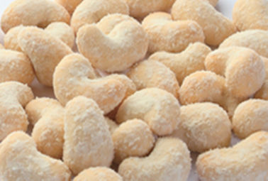 Les casse-croûte faibles en calories noix de coco, bonbon de noix de cajou ont rôti des anarcadiers aucun colorant