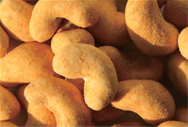 Casse-croûte enduits de noix de cajou de crevette, noix de cajou faibles en calories de barbecue aucune couleur de nourriture