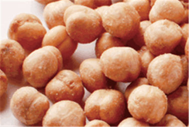 Casse-croûte rôti de pois chiches tamisé par taille, bon goût de pois chiches rôti par jaune croustillant