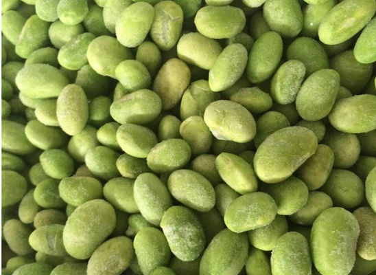 Nourriture traitée congelée naturelle, pois verts frais sains d'Edamame d'aliments surgelés