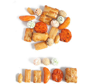 Préparation adaptée aux besoins du client de biscuit de riz de saveur, goût croustillant de biscuits de riz de sauce de soja