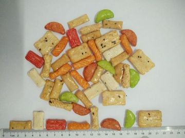 Biscuits multi croustillants BRC HACCP de riz de forme de BBQ/fromage/saveur épicée