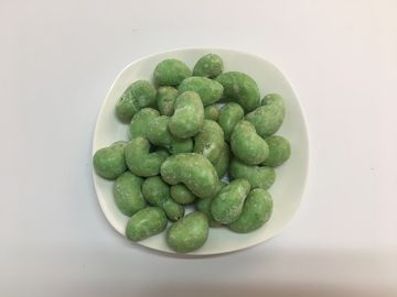 Le bon wasabi de goût a enduit les casse-croûte de noix de cajou BRC/HACCP a certifié casse-croûte sains d'écrou de goût de nourriture de bons