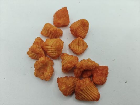 Snacks gonflés en forme d'escargots