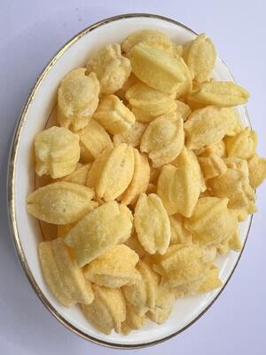 Des collations de riz gonflé au goût de citron