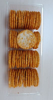 Le wasabi cacher a rôti la nourriture croustillante d'écrou de nourriture saine de casse-croûte de préparation de biscuit de riz