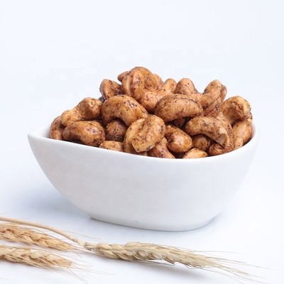 Le poivre noir de NON-GMO a enduit la nourriture saine rôtie d'écrou de casse-croûte d'anarcadiers de certification halal/cachère