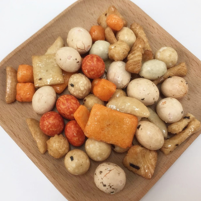 Mélange croustillant sain de traînée de biscuit de riz avec le bon goût Fried Crispy Snacks d'arachides populaire