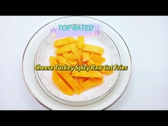 Turquie au fromage épicée Frites coupées crues